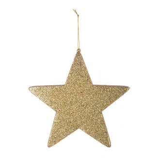 COLGADOR ESTRELLA COLOR DORADO