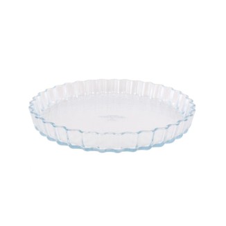 MOLDE DE VIDRIO PARA TARTAS BORDE RIZADO