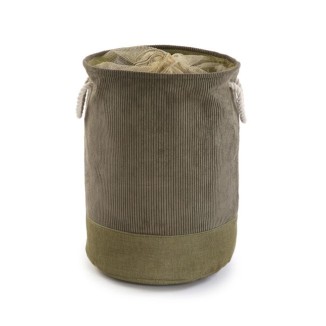 CESTO ROPA VERDE 39x39x72 CM