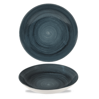 BOWL COUPE PATINA RUSTIC TEAL AZUL 24,8 CM