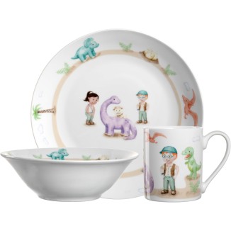 VAJILLA INFANTIL DINO 3 PZS