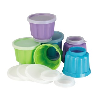 6 MOLDES GELATINA 7,3 CM