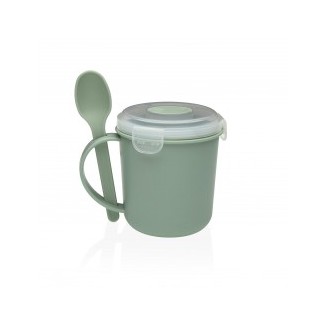 VASO PORTA ALIMENTOS CON CUCHARA