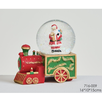 DOMO DE NIEVE TREN SANTA CLAUS