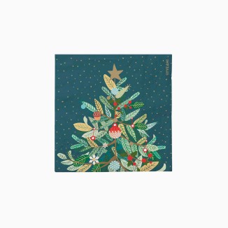 SERVILLETA VERDE ARBOL NAVIDAD