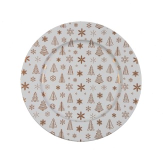 BAJO PLATO NAVIDEÑO 33 CM
