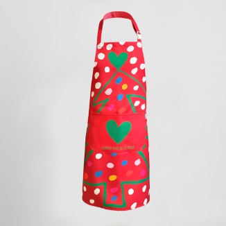 DELANTAL NAVIDAD AGATHA 80 X 68 CM