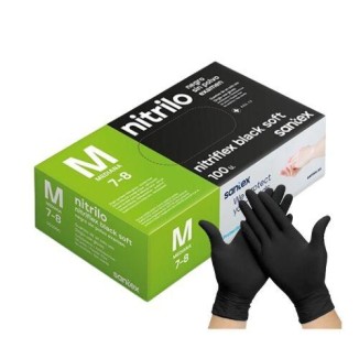 GUANTES DE NITRILO TALLA M SANTEX