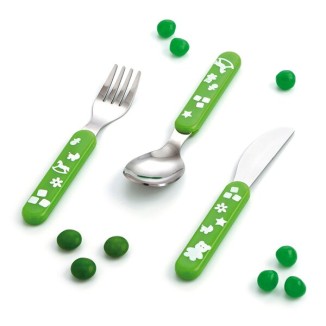 CUBIERTO INFANTIL VERDE GO PEQUES