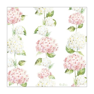 SERVILLETA HORTENSIA 33X33 CM 16 UDS