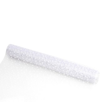 CAMINO DE MESA ORGANZA BLANCO 30 CM X 3 METROS