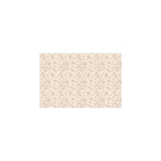 MANTEL FLORES BEIGE 180X120 CM