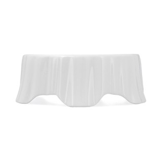 PEANA DE PORCELANA BLANCA BIDASOA PUREZA ABSTRACTA