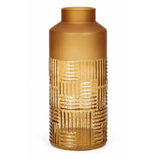 JARRÓN CRISTAL BELFAST OCRE...