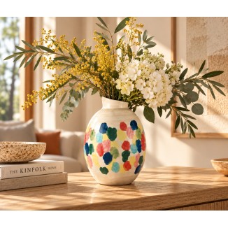 JARRON CERAMICA COLORES