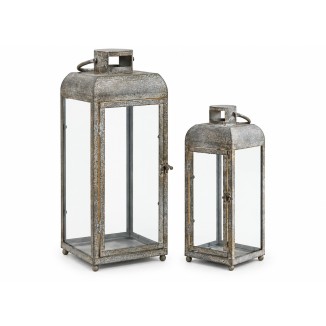 FAROL METAL POSITANO GRIS