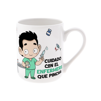 TAZA DE CERÁMICA ENFERMERO 330 ML – MALASAÑA