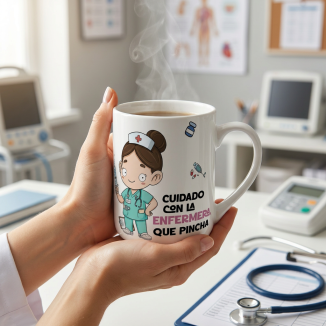 TAZA DE CERÁMICA ENFERMERA...