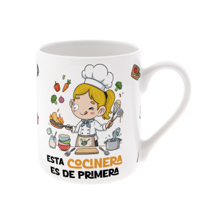 TAZA DE CERÁMICA COCINERA 330 ML – MALASAÑA