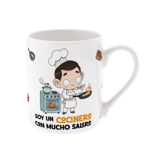 TAZA DE CERÁMICA COCINERO 330 ML – MALASAÑA