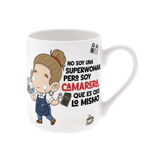 TAZA DE CERÁMICA CAMARERA 330 ML – MALASAÑA