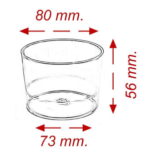 VASO CHIQUITO 210c. (20 UNID.)