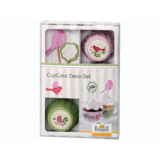 DECOSET CUPCAKE VOGEL 24 CAPSULAS