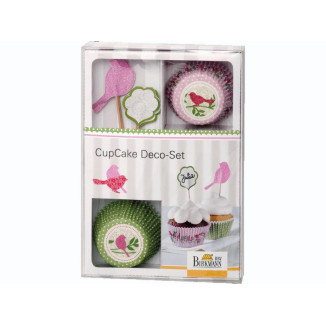 DECOSET CUPCAKE VOGEL 24 CAPSULAS