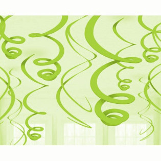 12 COLGANTES ESPIRAL