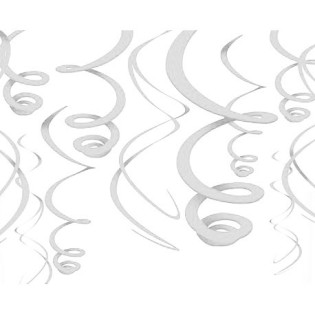 12 COLGANTES ESPIRAL