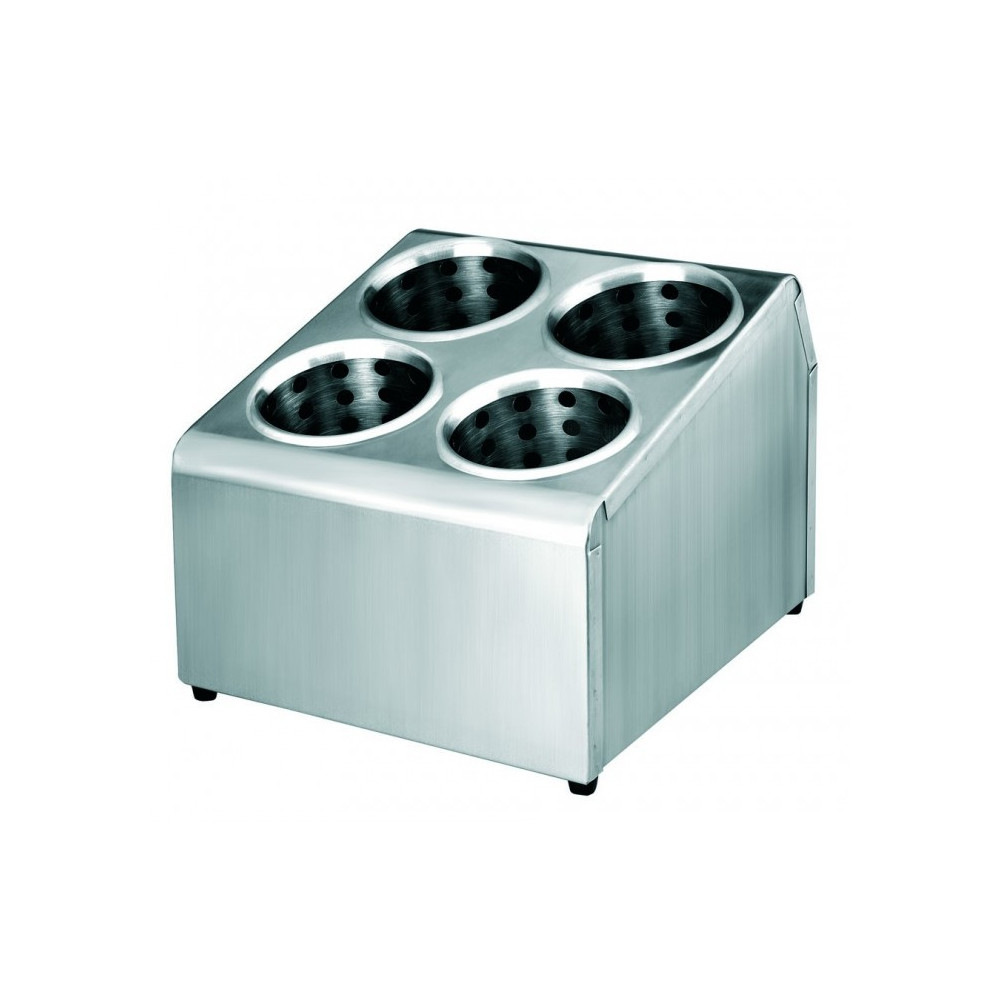 SOPORTE CUBIERTOS INOX C/4 VASOS