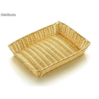 CESTA RECTANGULAR RATTAN 30X20 CM