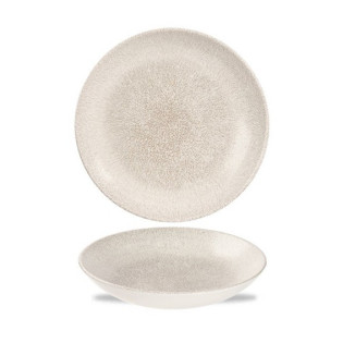 BOWL COUPE RAKU AGATE GREY (CHURCHILL)