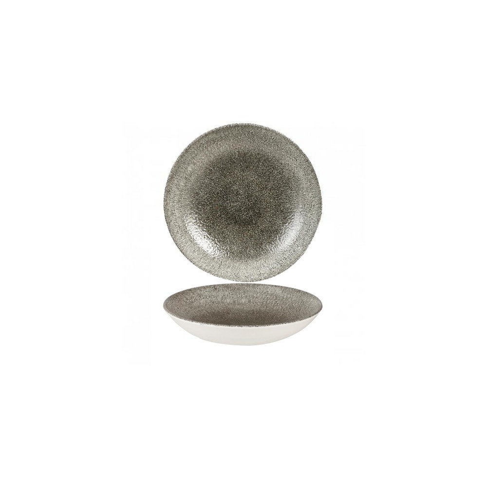 BOWL COUPE PRINTS RAKU QUARTZ (CHURCHILL)