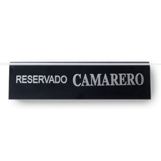 RESERVADO CAMARERO 28x8,5 CM (ALEXALO)