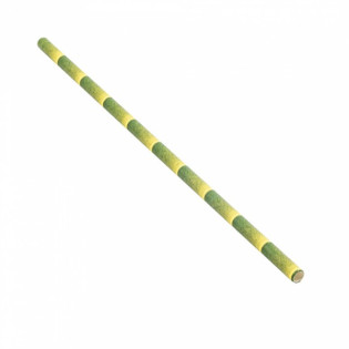 PAJITAS RECTAS PAPEL ESTAMPADO BAMBU P. 250