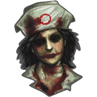 CUTOUT ENFERMERA MUERTE