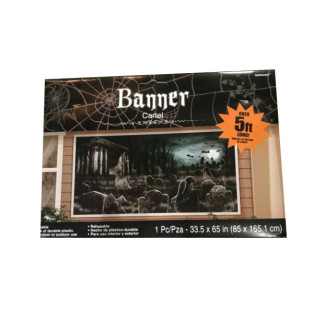BANNER CEMENTERIO 165X84 CM