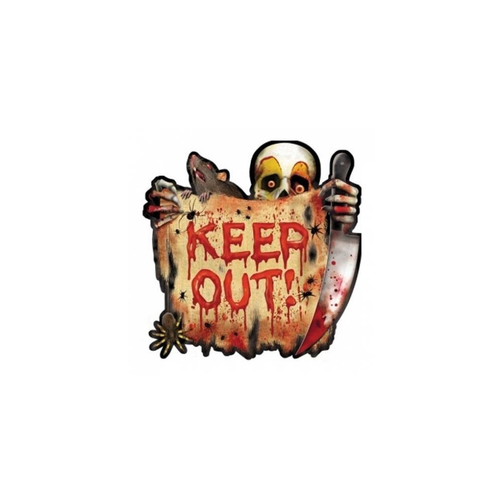 PAYASO TERRORIFICO KEEP OUT