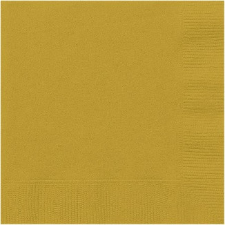 SERVILLETA ORO 33X33 (20 UNID.)