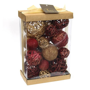 SET BOLAS CHRISTMAS DECORACION