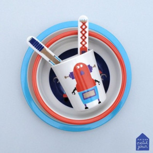 VAJILLA ROBOTS 5 PZ