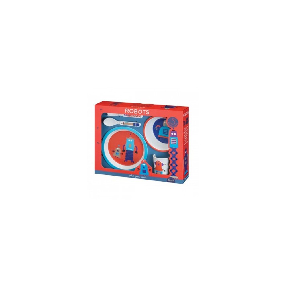 VAJILLA ROBOTS 5 PZ