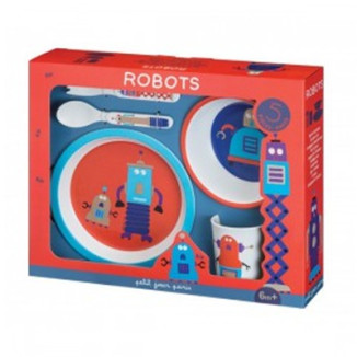 VAJILLA ROBOTS 5 PZ