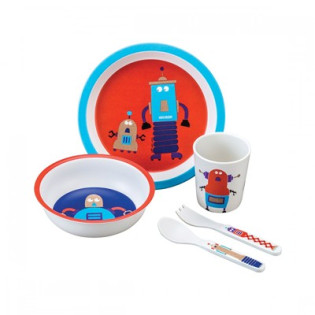 VAJILLA ROBOTS 5 PZ