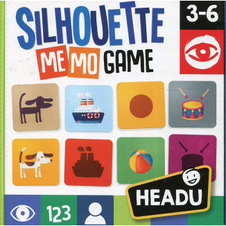 JUEGO SILHOUETTE MEMO GAME 3-6 AÑOS (HEADU)