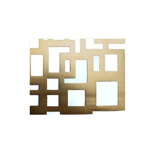 MANTEL INDIVIDUAL PVC ORO FORMAS (VIEJO VALLE)