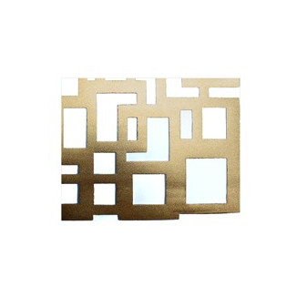 MANTEL INDIVIDUAL PVC ORO FORMAS (VIEJO VALLE)