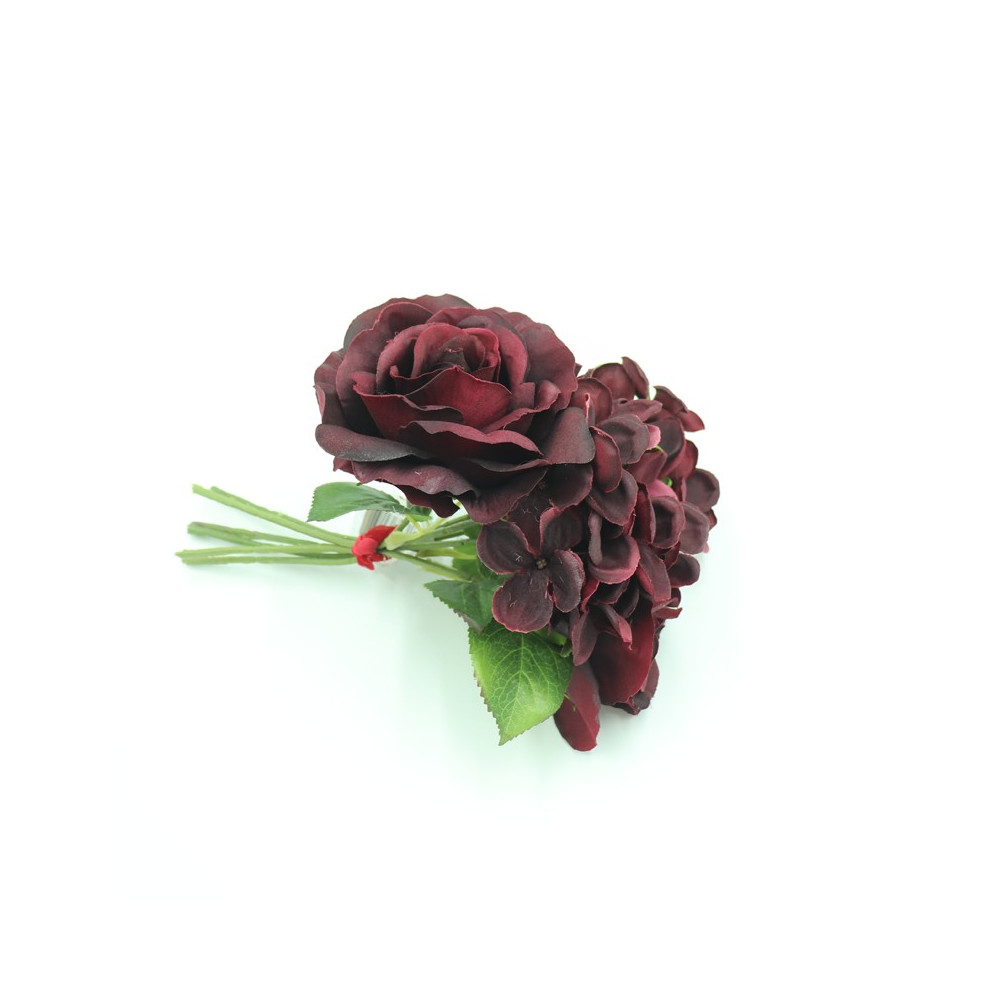 RAMO ROSAS HYDRANG 25 CM