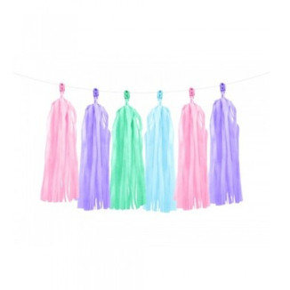 GUIRNALDA TASSEL PASTEL 1.5 MT